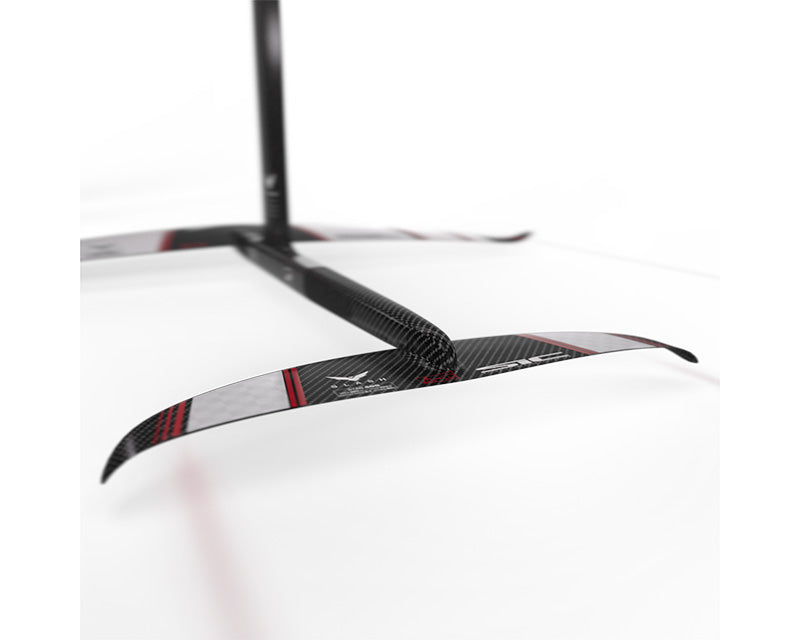 White, red and black back wing of the slash foil SIC MAUI